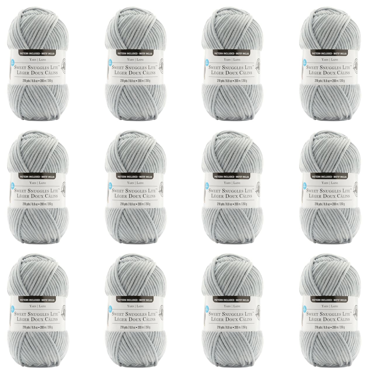 12 Pack: Sweet Snuggles™ Lite Yarn by Loops & Threads®
